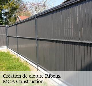 Création de cloture riboux-13780 MCA Construction