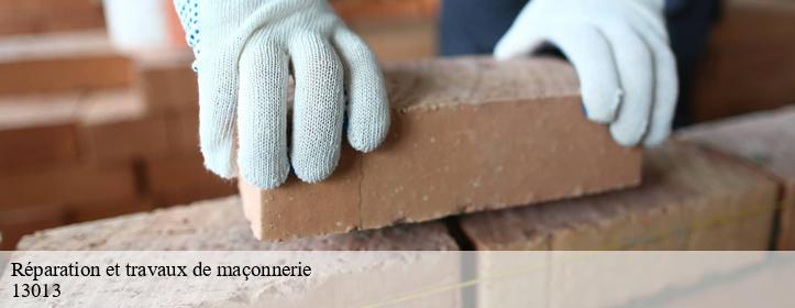 Réparation et travaux de maçonnerie 13013