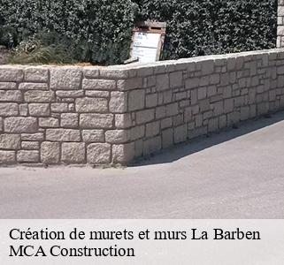 Création de murets et murs la-barben-13330 MCA Construction
