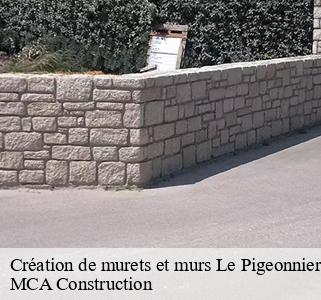 Création de murets et murs  le-pigeonnier-13122 MCA Construction 