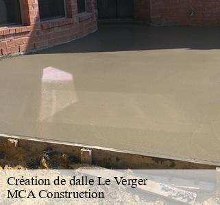 Création de dalle le-verger-13500 MCA Construction