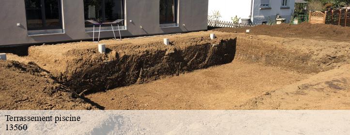 Terrassement piscine 13560